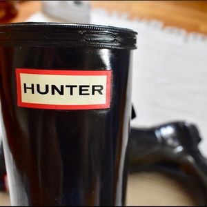 Tall Black Hunter Boots size 8